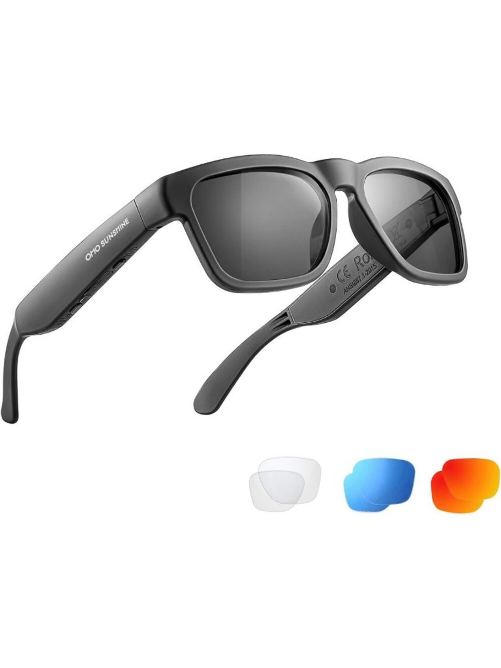 Lightweight Bluetooth Sunglasses with UV400 Protection | Open Ear Smart Glasses